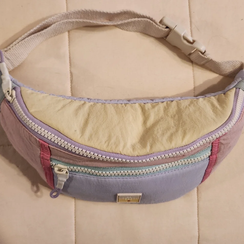 Zara Kids Belt Bag, fanny pack, Travel Lightweight EUC, Pastel, Pink, Purple